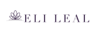 Logo Eli Leal con flor de loto